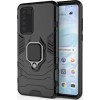 Ring Armor Case Kickstand Tough Rugged Cover for Samsung Galaxy S20 Ultra black